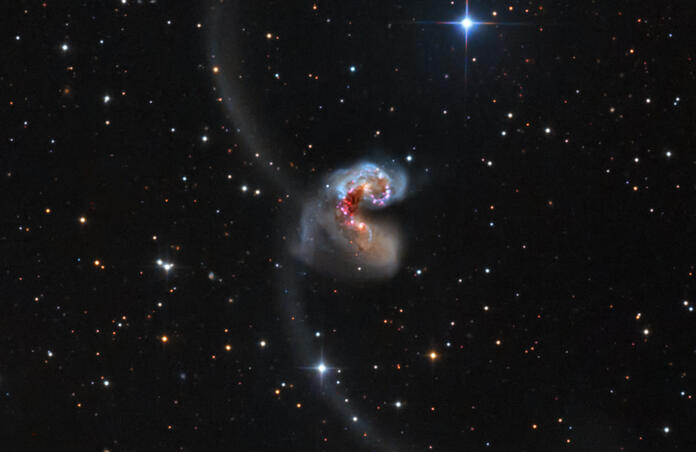 NGC 4038 and NGC 4039 - The Antennae Galaxies