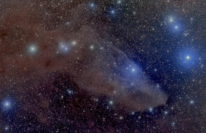 Blue Horsehead Nebula IC 4592