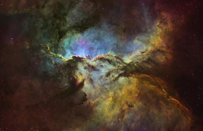 NGC6188 in HST palette