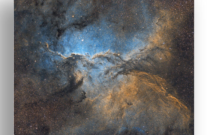 NGC 6188 - Rim Nebula (Fighting dragons of ara)