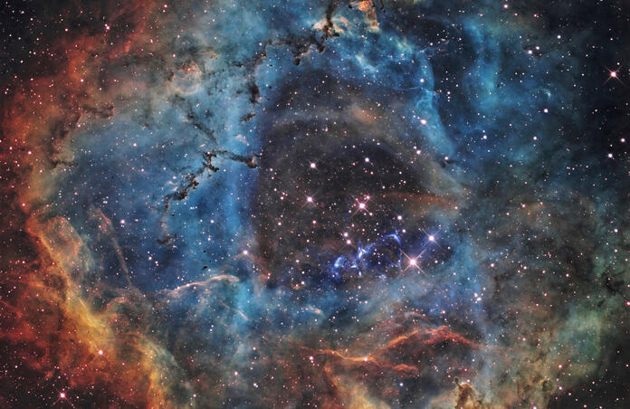 Rosette nebula from pro data set.