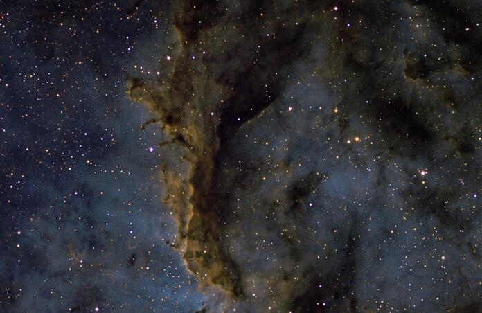 Section of the Rim Nebula NGC6188