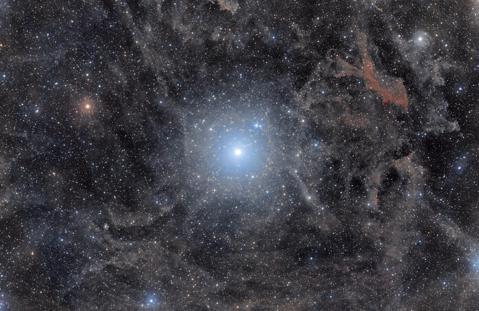 Polaris and The Surrounding Integrated Flux Nebula