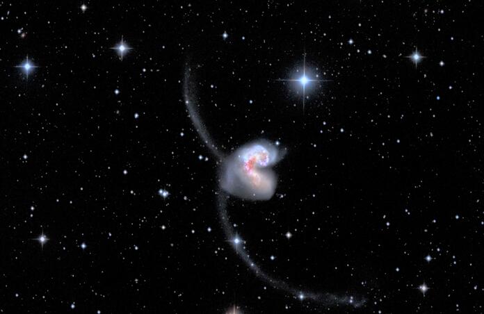 Antennae Galaxy from one click observation