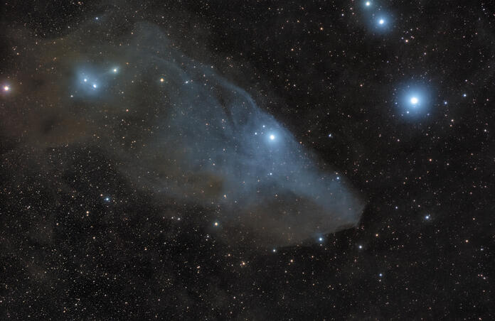 Blue Horsehead Nebula