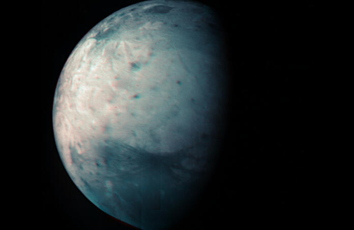 Ganymede by juno in IR