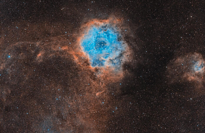 The Rosette Nebula (also known as Caldwell 49)