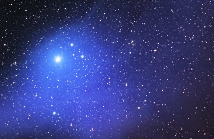 Snippet of IC 4592, Blue Horsehead Nebula