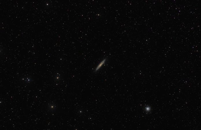 Sculptor Galaxy and NGC288