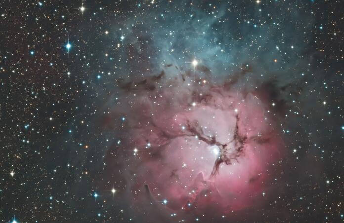 Trifid Nebula LRGB