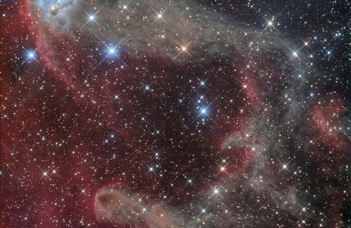 Nebulosity around HD 32721 in Orion