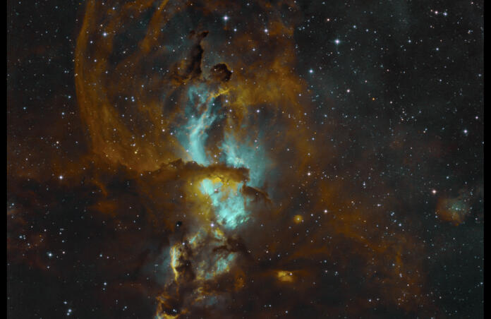 Lady Liberty / Torchbearer nebula / NGC 3576