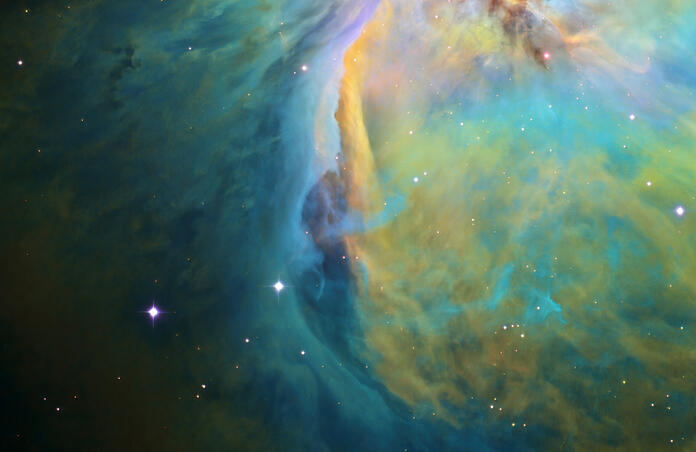 Ionic Curtains of Orion