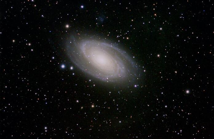 M81 - RGB; Taken by my astronomy mentor Paul Winn of Lompoc CA; taken in June 2006