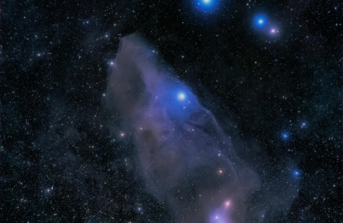 The Blue Horse Head Nebula