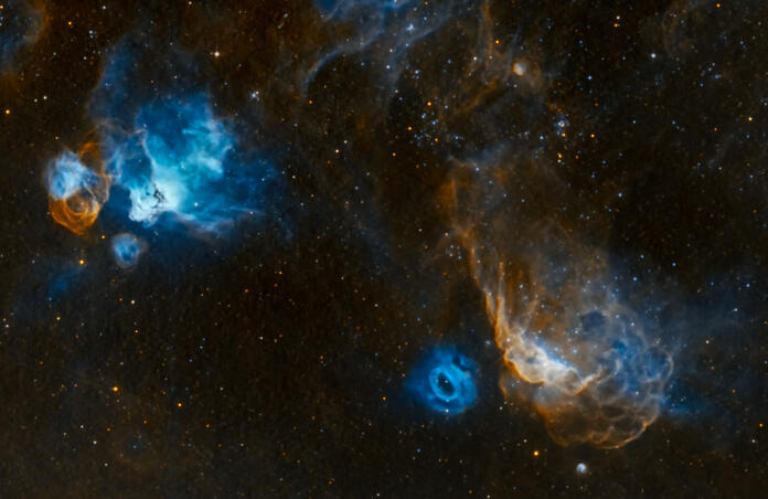 NGC 2014 and NGC 2032 Mosaic CHI-1