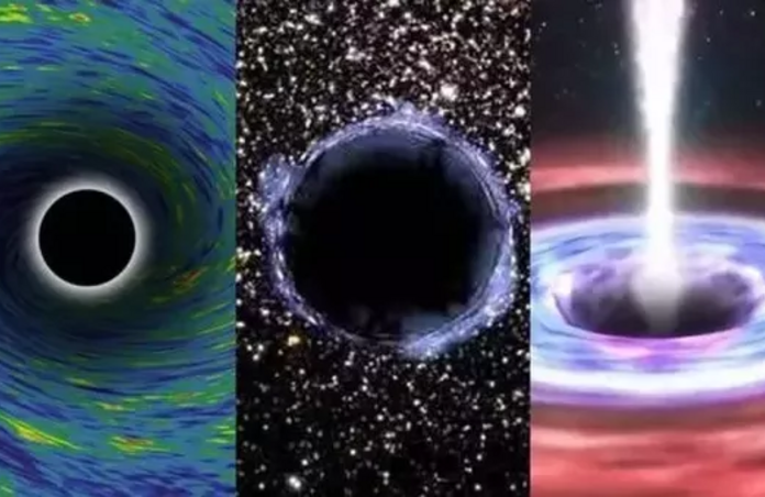 three black holes