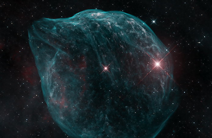 Sh2-308 THe Dolphin Nebula