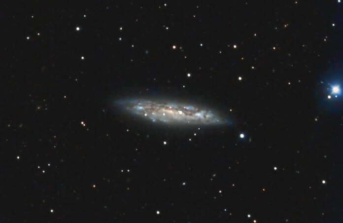 Galaxy Messier 108 in Ursa Major