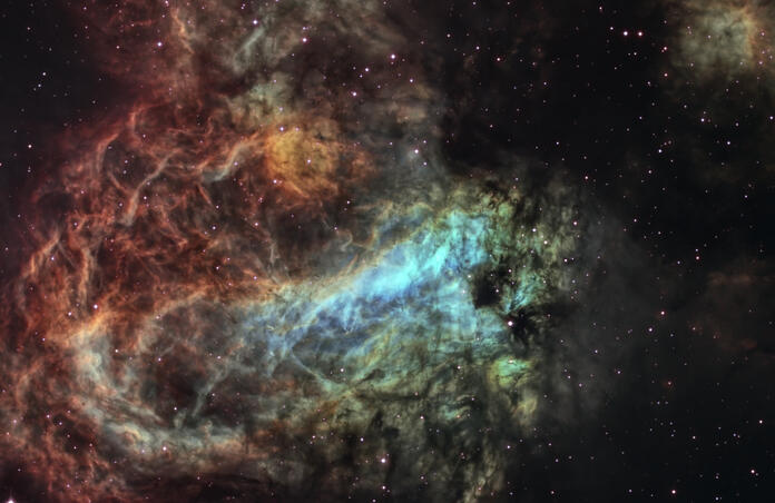 M17 Swan Nebula narrowband