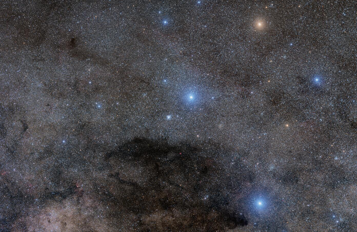 Southern Cross and the Coalsack Nebula