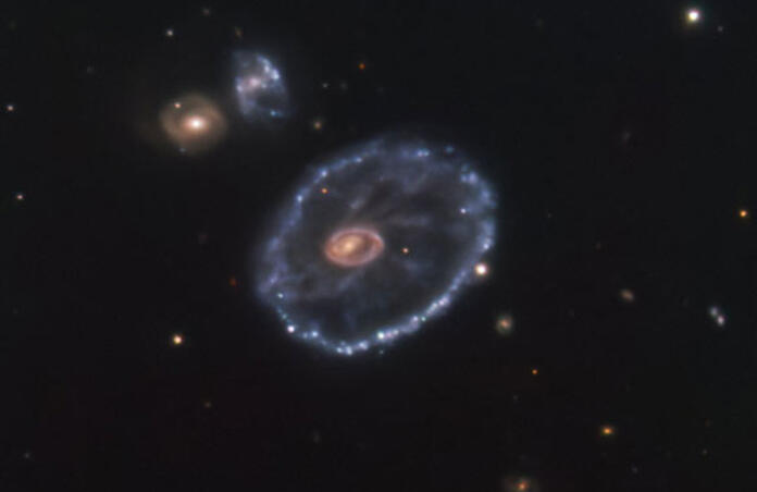 Cartwheel with Supernova