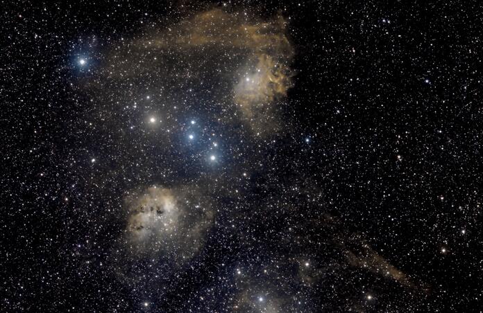 IC 405 IC 410 - combined LRGB with HSO