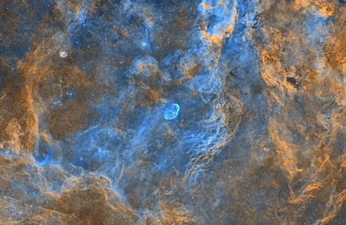 Crescent Nebula Wide-Field