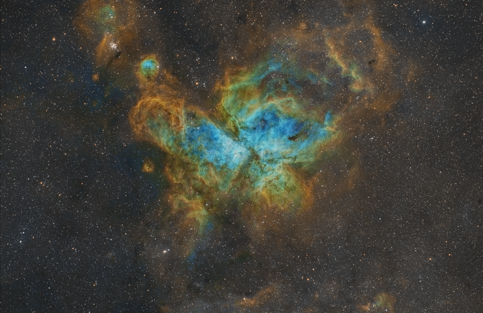 Eta Carinae Hubble Palette (SHO)