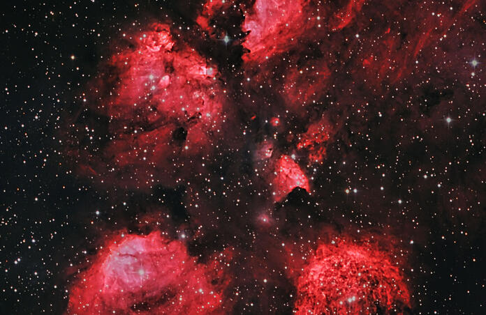 NGC6334 Cat's Paw nebula.