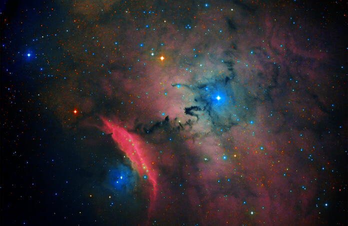 NGC 6559 - a HaRGB treatment of the Loreta Nebula.