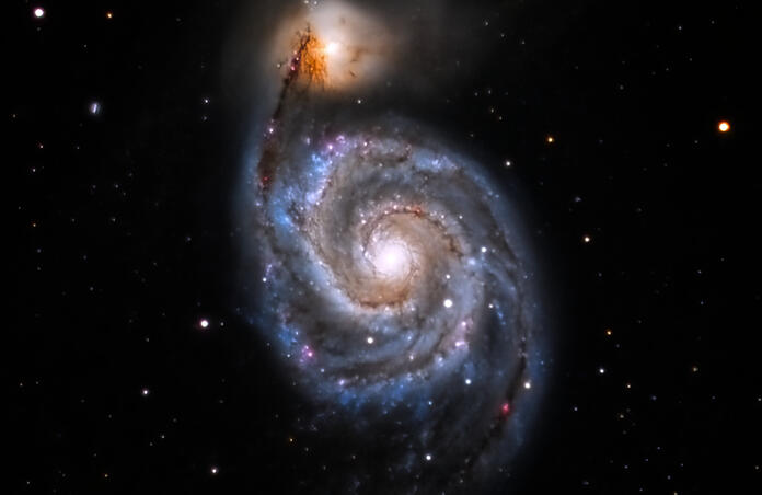 The whirlpool galaxy M51