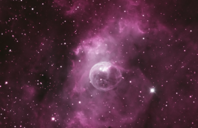 Bubble Nebula SHO synthetic 7 band true color