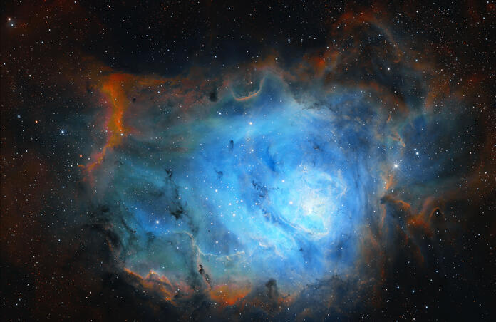 Messier 8 in Narrowband