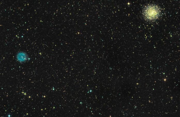 IC 1295 & NGC 6712