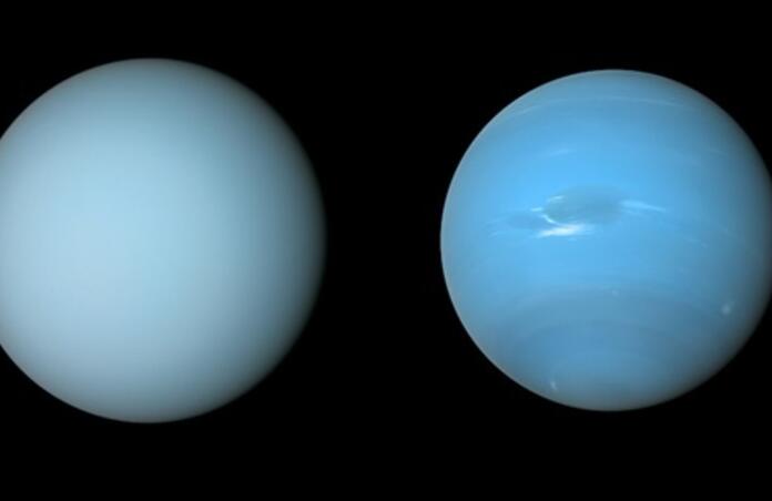 Uranus and Neptune seen by Voyager 2