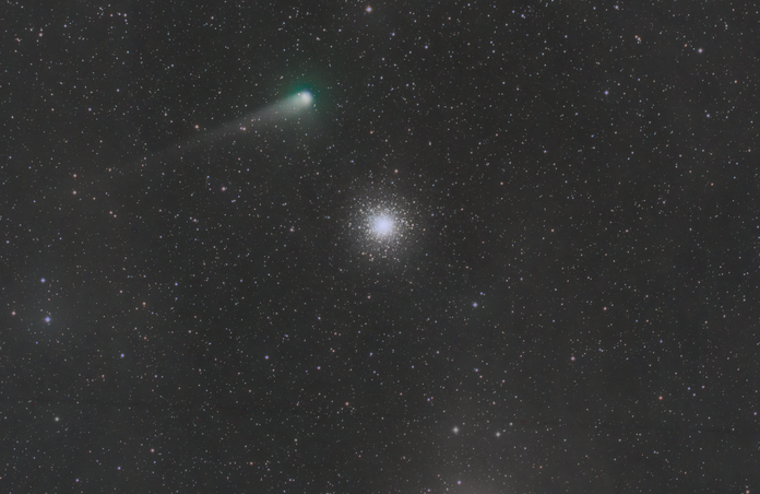Comet C2017K2 passing M10