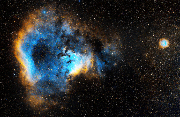 NGC7822 - stellar blast furnace