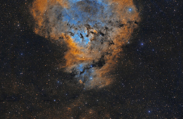 NGC 7822 The Cosmic Question Mark