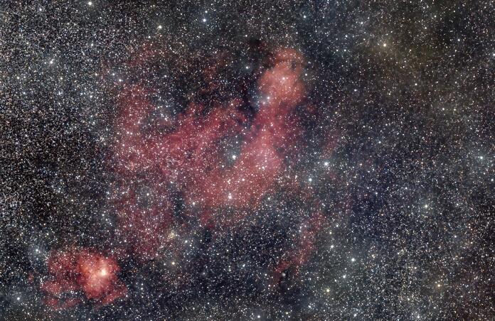 NGC1491, Sh2-205, 206