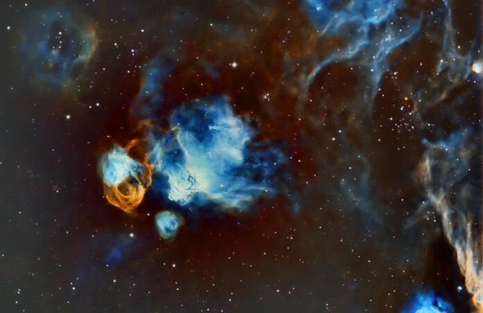 NGC2032 and the Seagull Nebula