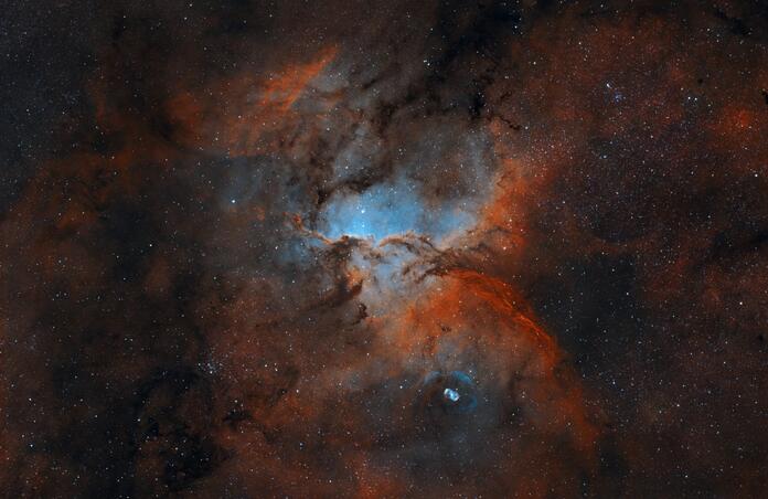 RIM NEBULA (NGC 6188) AUS-2 SHO