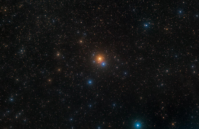 Wide star field around Delta Lyrae