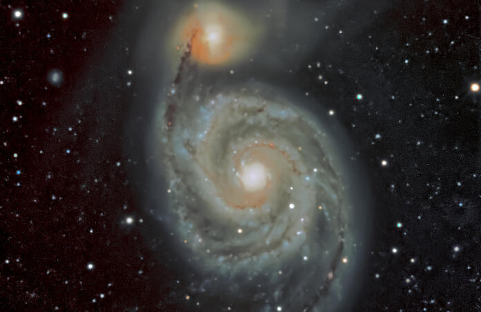 First Whirlpool (M51a/NGC5194)