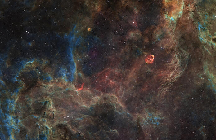 Crescent Nebula mosaic