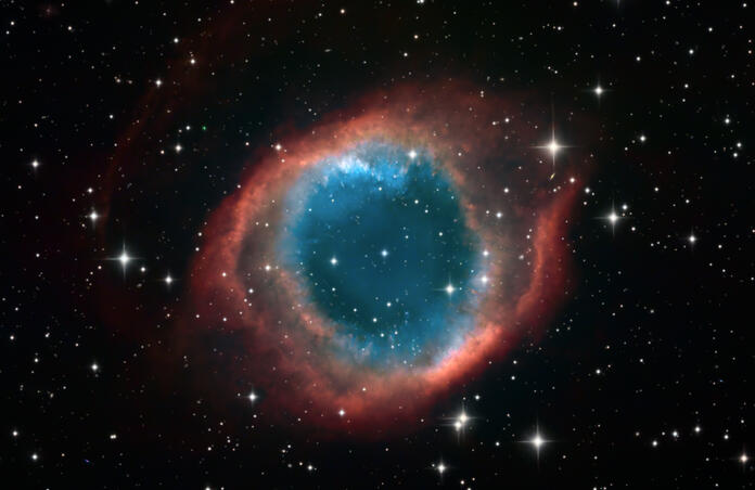 The Helix Nebula LRGB