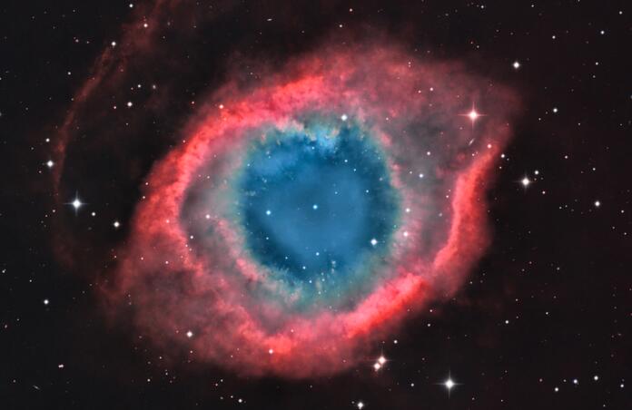 Helix Nebula RGB, SHO Blend