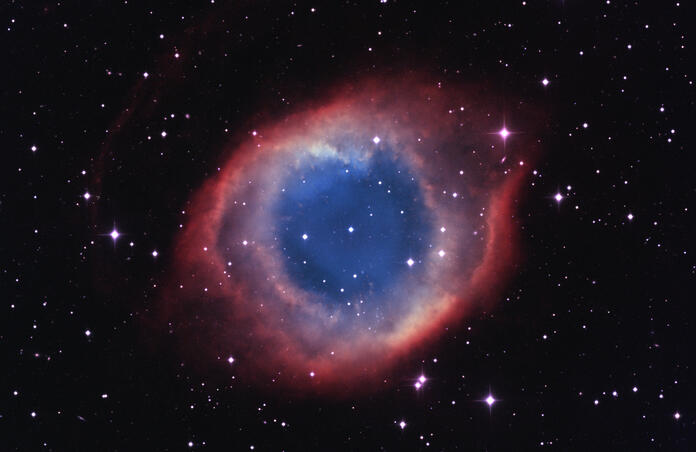 Helix Nebula NBRGB image from bundle