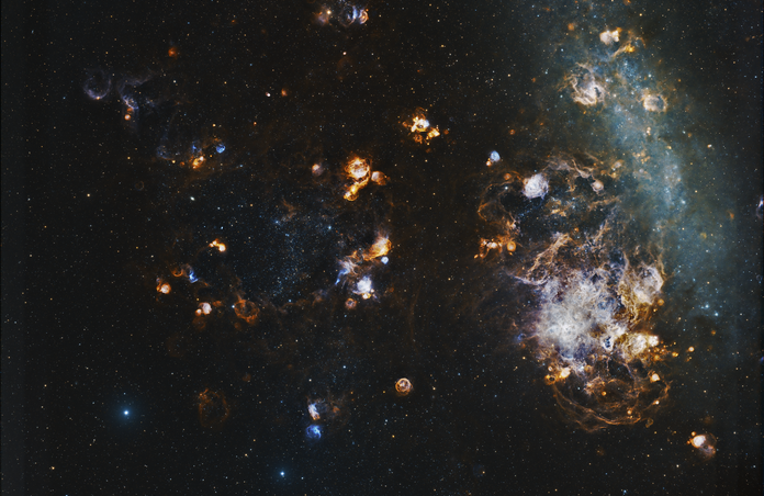 Tarantula Nebula and Surroundings