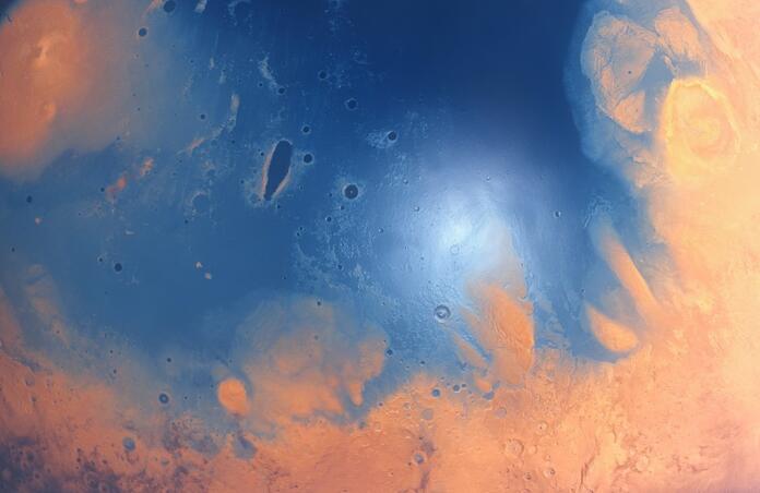 Surface water on mars 